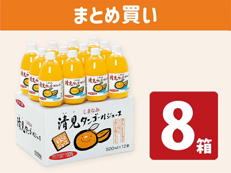 濃厚美味・濃縮還元してないデコタンジュース500ｍｌ×12本（デコポン