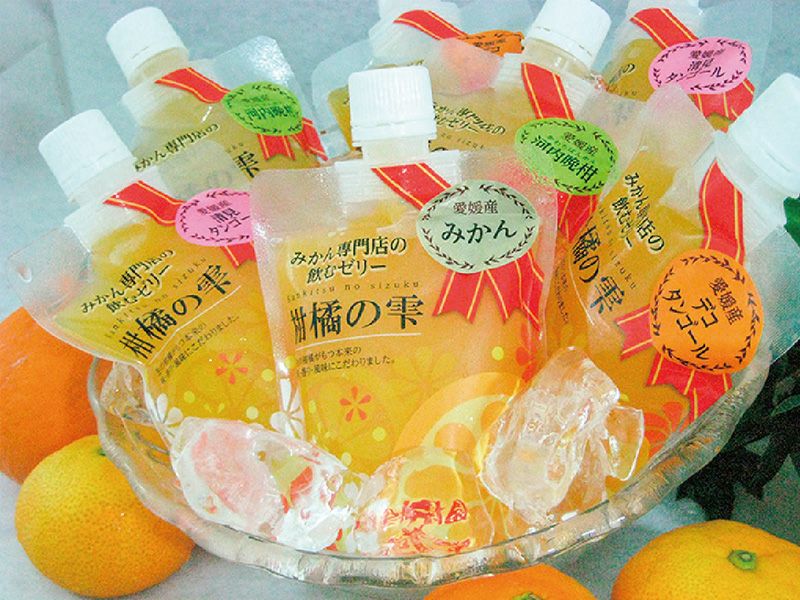 愛媛の飲むゼリー & カップゼリーセットʕ•ᴥ•ʔ